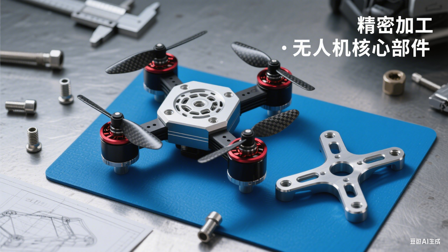 CNC Mechanical Processing,CNC Precision Machining,Mechanical Processing of Drone Accessories